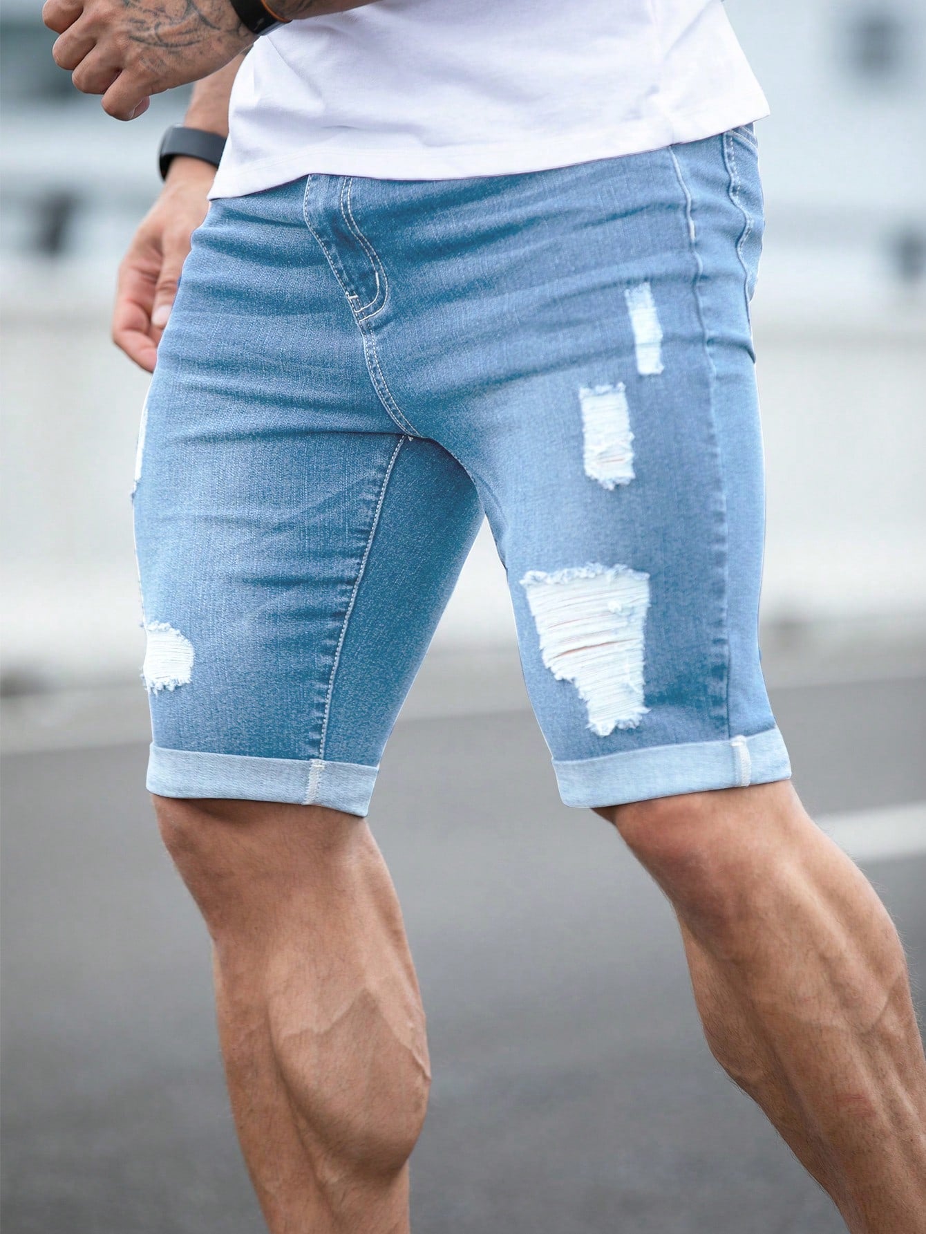 Bermuda Denim Shorts