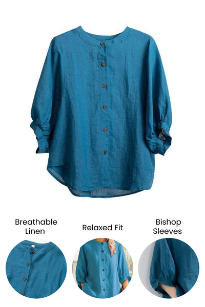 Breezy Linen Relax Blouse