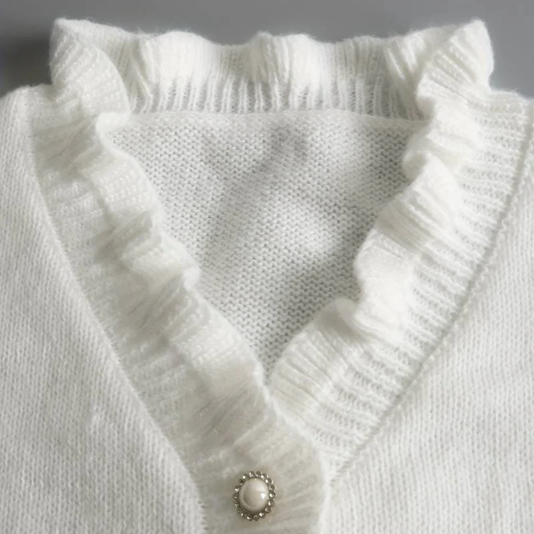 Svenja - Simple Sweater with Elegant Buttons