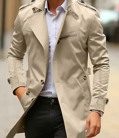 Nils™ - Elegant Trench Coat for Men