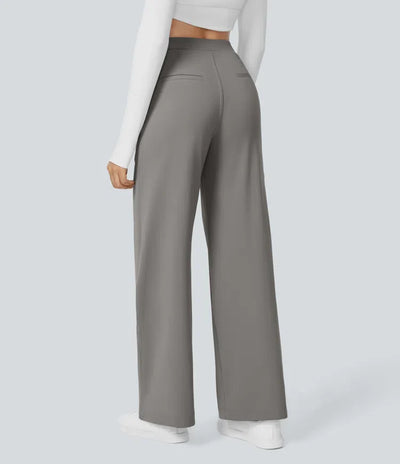 Rosé/ High-Waisted Pants