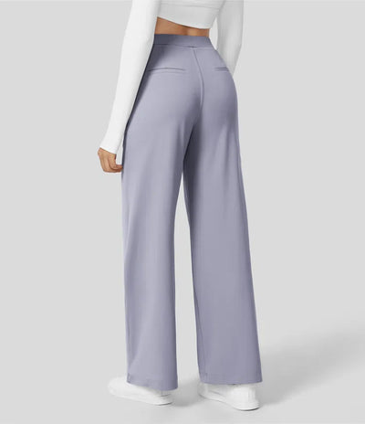 Rosé/ High-Waisted Pants