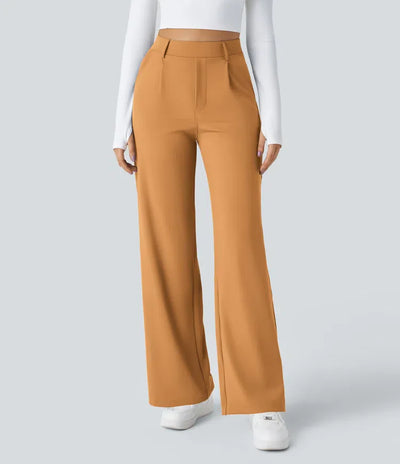 Rosé/ High-Waisted Pants