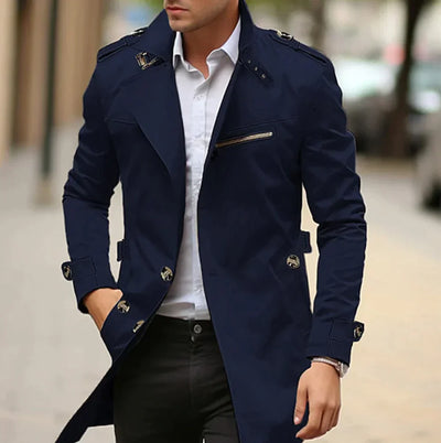 Nils™ - Elegant Trench Coat for Men