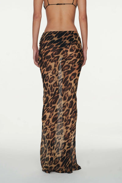 Luccifer-Leopard Skirt