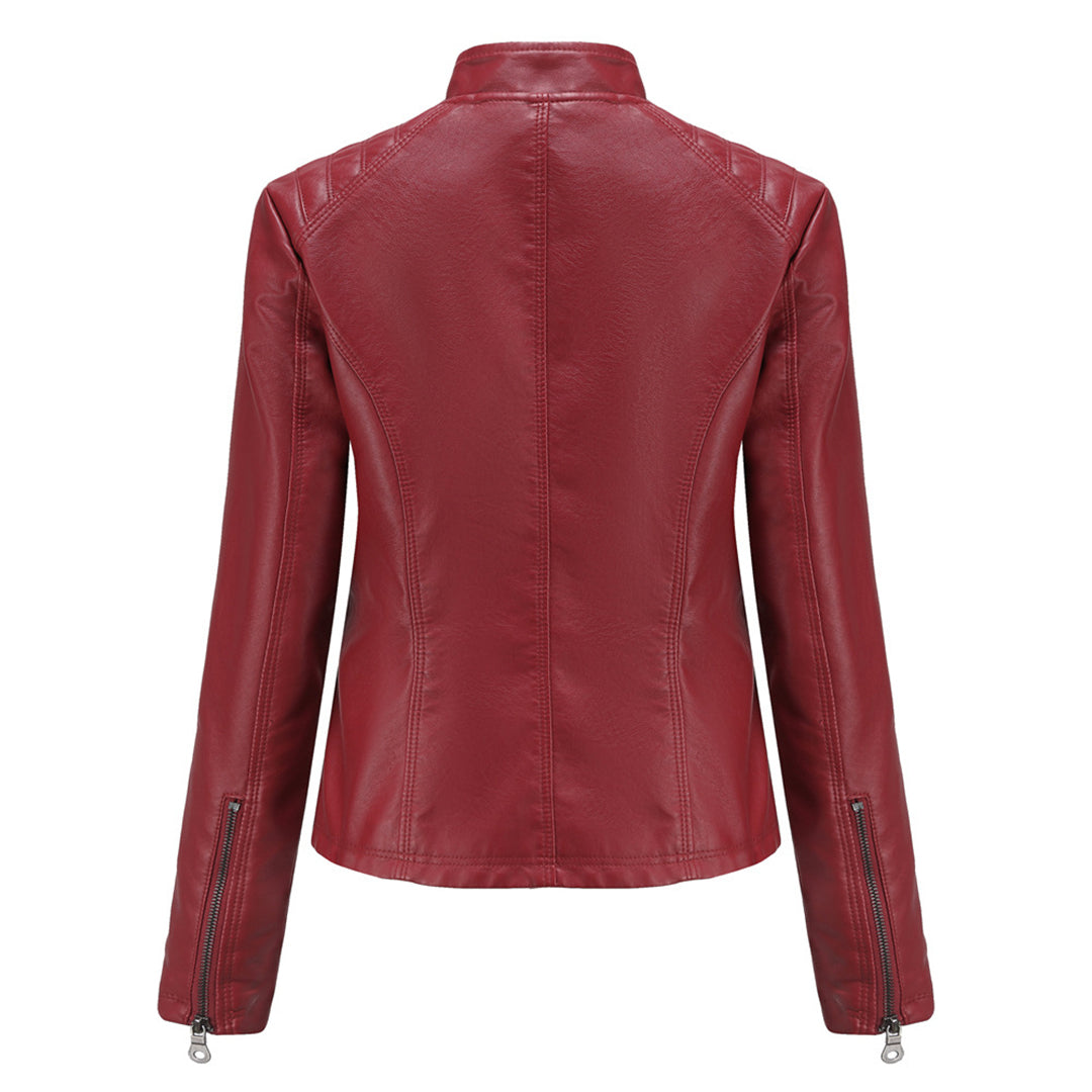 ARIANA™ | LEATHER SPRING COAT