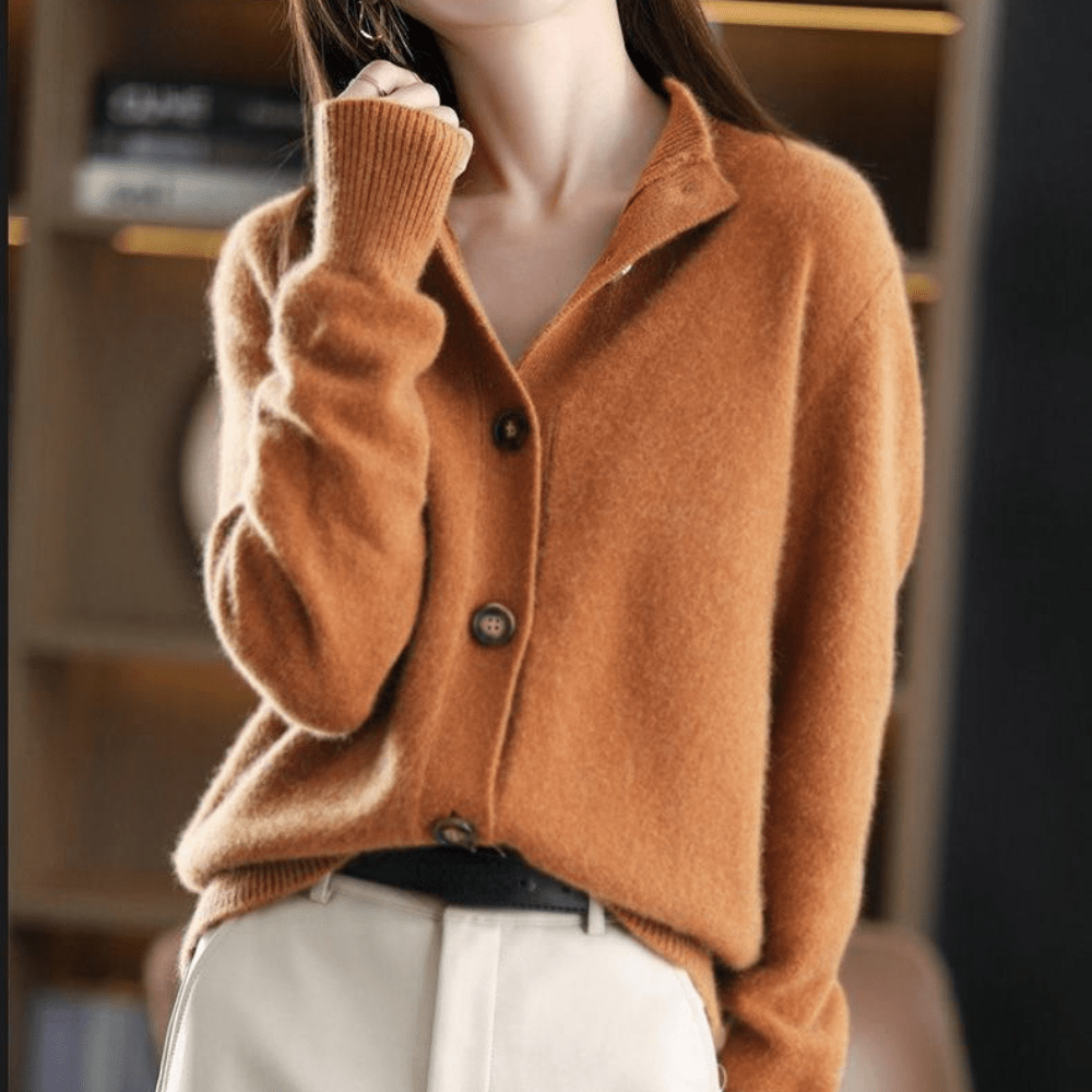 Anny™ | Cashmere Knitted Cardigan