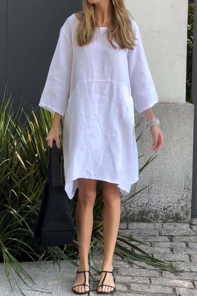 Emma's Everyday Linen Dress