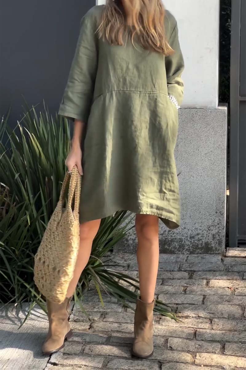 Emma's Everyday Linen Dress