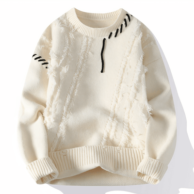 Eloise - Knitted patchwork jumper